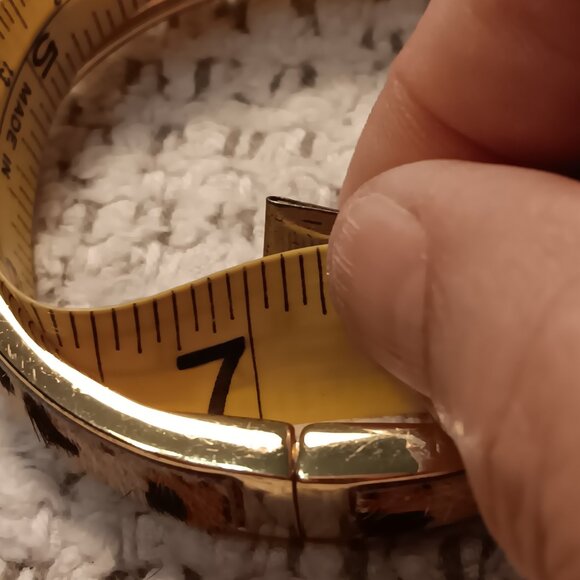 3 pc statement jewelry lot - necklace, calf hair bracelet, tear drop earrings - Picture 16 of 16